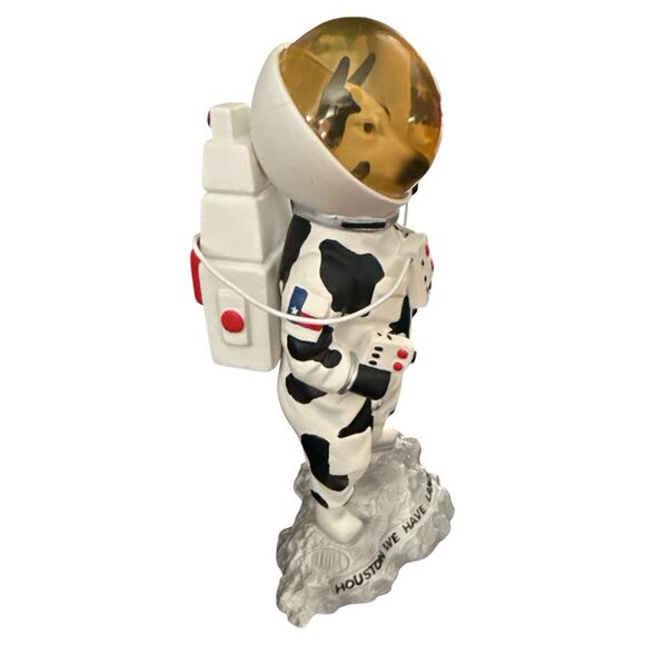 CowParade Moonwalking Cow #7282 Astronaut Figurine 2003 Houston We Have Landed - Picture 5 of 10